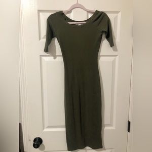 Say What Short Sleeve Bodycon Dress